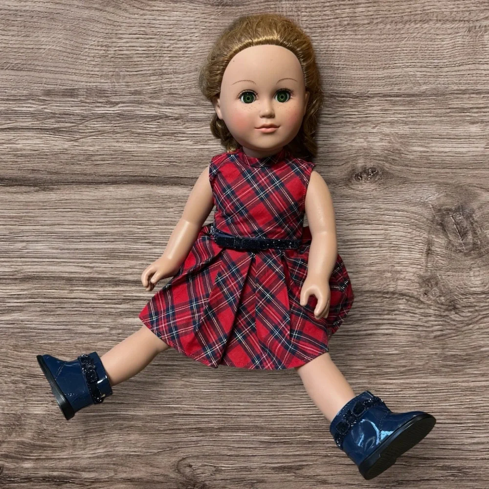 EUC My Life 18-inch fashion doll Peyton Red hair with Green Eyes